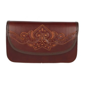 Bolso rociero cuero bordado...