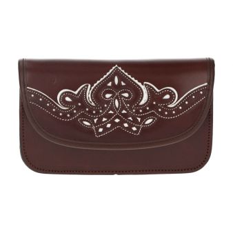 Bolsa rociera em couro...