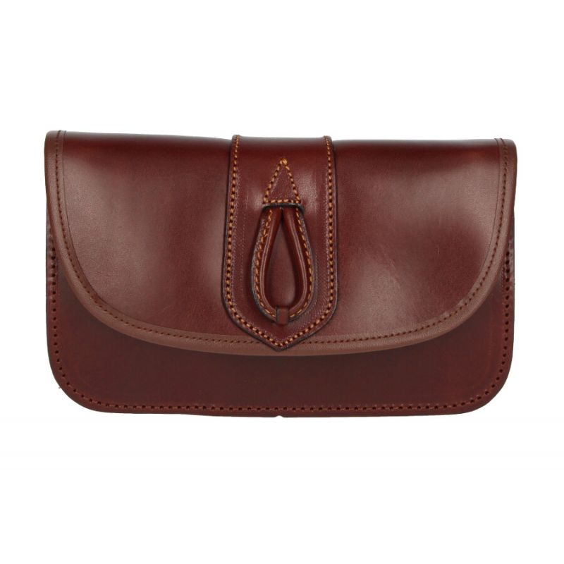 Sac rociero en cuir avec baticola Valverde del Camino