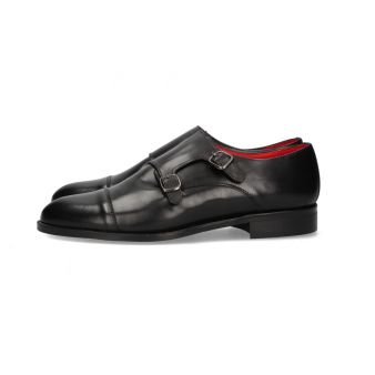 Chaussure double boucle noire