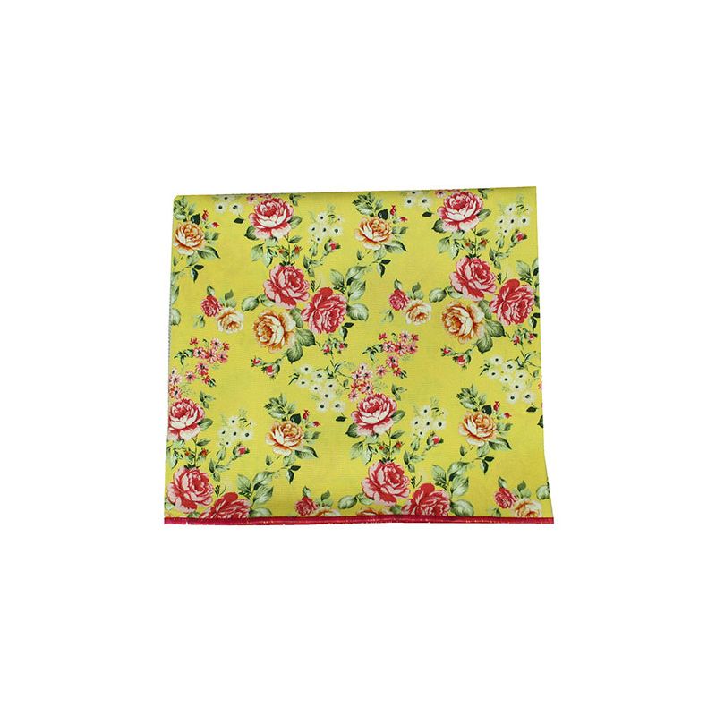 Yellow floral pocket handkerchief