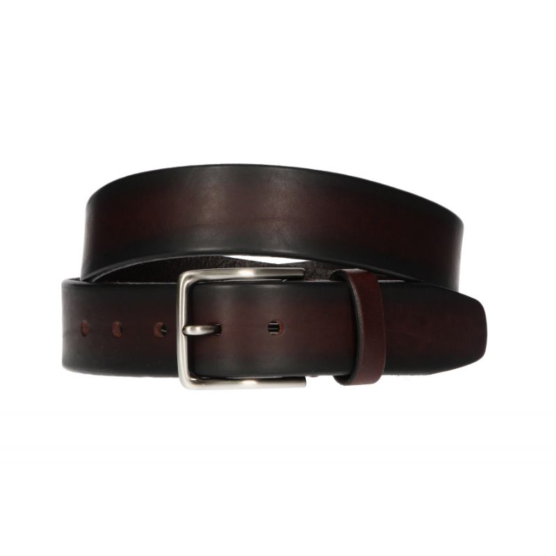 Ceinture en cuir marron foncé