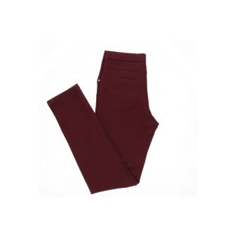 Legging tipo breeches burdeos