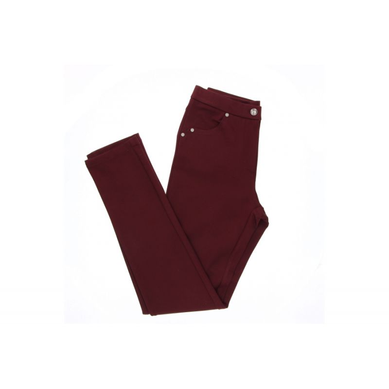 Legging tipo breeches burdeos