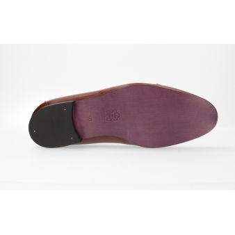Mocassim de dupla fivela marrom