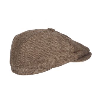 Casquette irlandaise marron