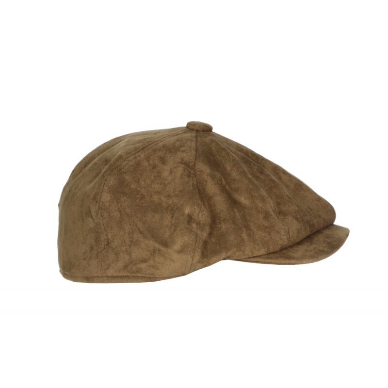 Casquette irlandaise en daim vert