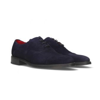 Sapato Oxford de Camurça Azul