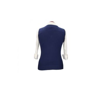 Pull sans manches marine