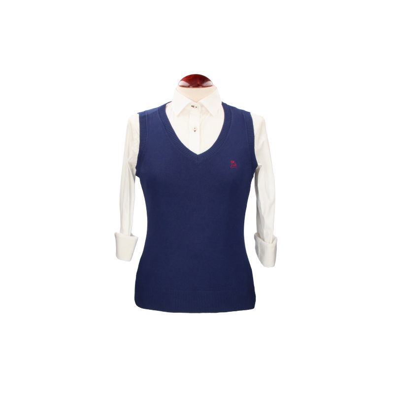 Pull sans manches marine
