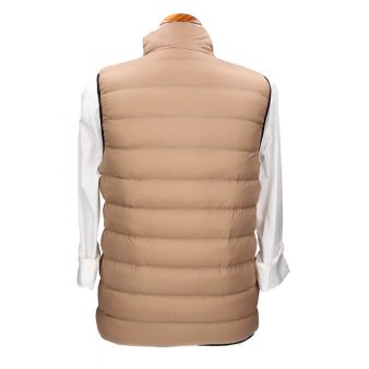 Gilet matelassé camel