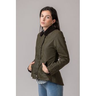 Veste cirée Ambre verte