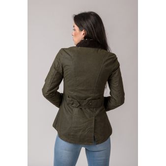 Jaqueta Encerada Ambre Verde