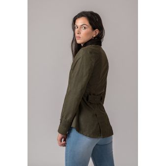 Veste cirée Ambre verte