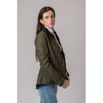 Veste cirée Ambre verte