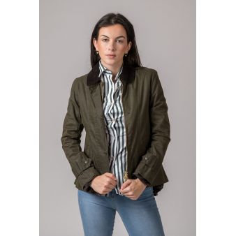Veste cirée Ambre verte