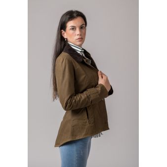 Jaqueta Encerada Ambre Caramelo