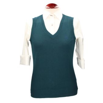Green sleeveless pullover