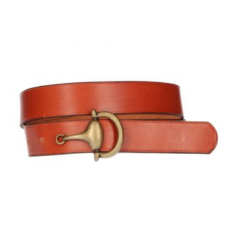 Ceinture à demi-filet en cuir