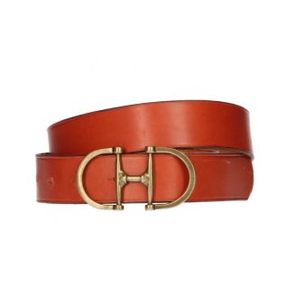 Ceinture à filet en cuir