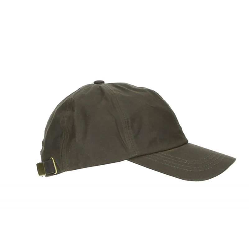Casquette cirée basket verte