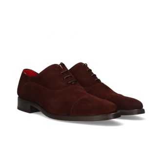 Chaussure anglaise en suède marron