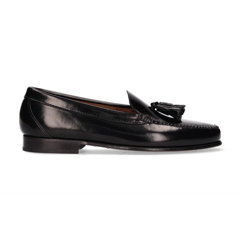 Mocassin avec pompons noir