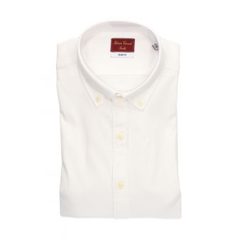Camisa cuello botón blanco