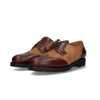 Blucher piel y ante camel Valverde del Camino