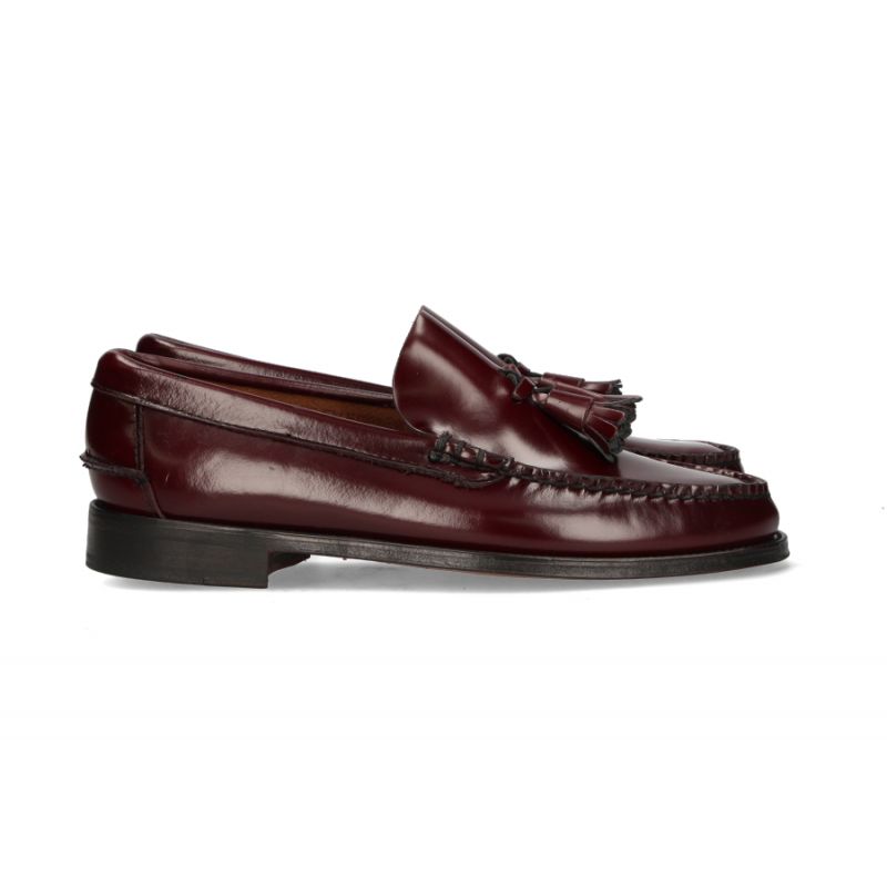 Mocassin avec pompons corinthe semelle en cuir