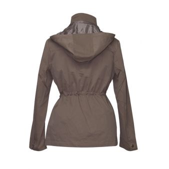 Blouson avec capuche camel