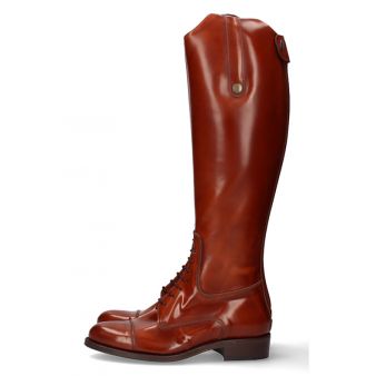 Bota hípica com cordões e zíper Valverde del Camino