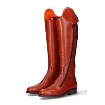 Botte dequitation avec elastique en cuir