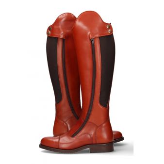 Botte dequitation avec elastique en cuir