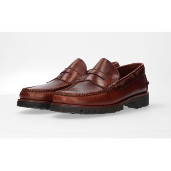 Mocassim Antifaz Passado e Ilhós Seahorse com Sola Vibram