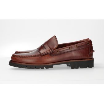 Mocassim Antifaz Passado e Ilhós Seahorse com Sola Vibram
