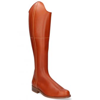 Pilgrimage boot with zipper in natural colour Valverde del Camino