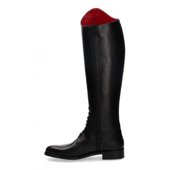 Black side zipper riding boot Valverde del Camino