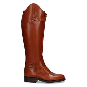 Natural leather polo boot