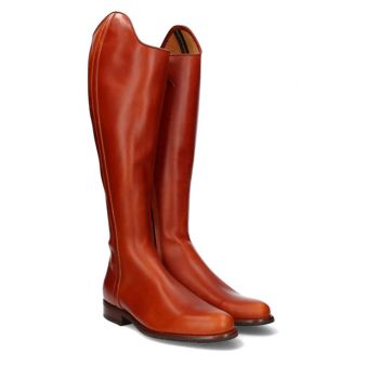 Bota hípica cremallera bronce piso Vibram Valverde del Camino