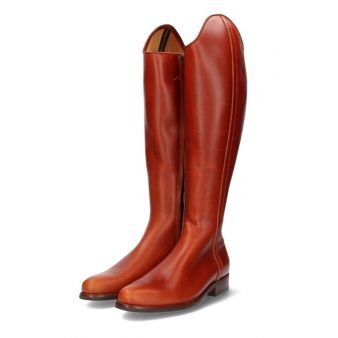 Bota hípica cremallera bronce piso Vibram Valverde del Camino