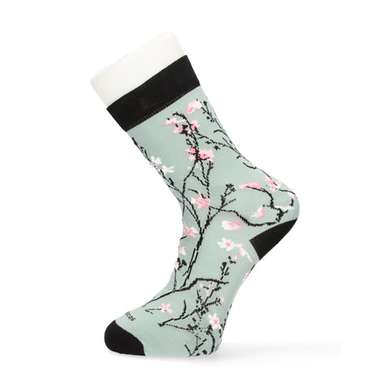 Meia floral vintage