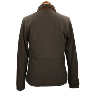 Chaqueta polar espiga verde