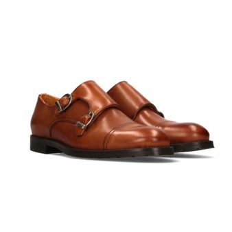 Monkstrap Paris em box-calf de couro