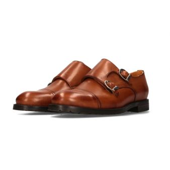 Monkstrap Paris em box-calf de couro
