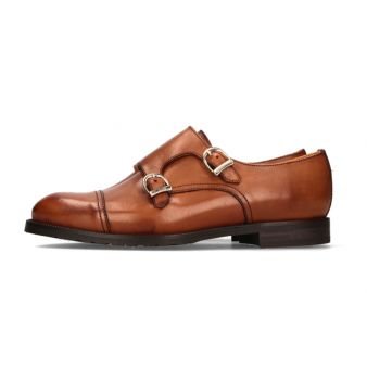Monkstrap Paris em box-calf de couro