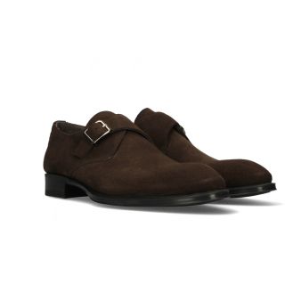 Mocassin avec une boucle en daim niger