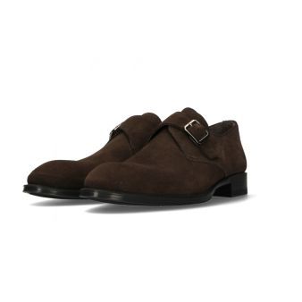 Mocassin avec une boucle en daim niger
