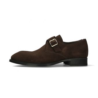 Mocassin avec une boucle en daim niger