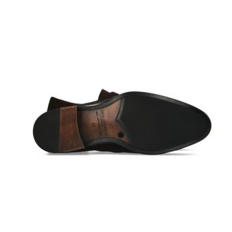 Mocassin avec une boucle en daim niger